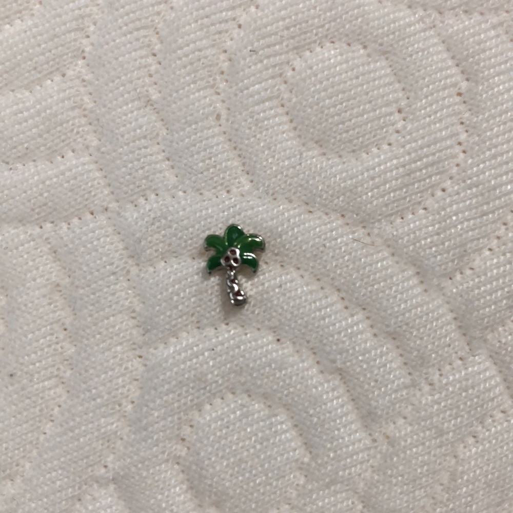 3/$15 Origami Owl NEW coconut tree locket charm